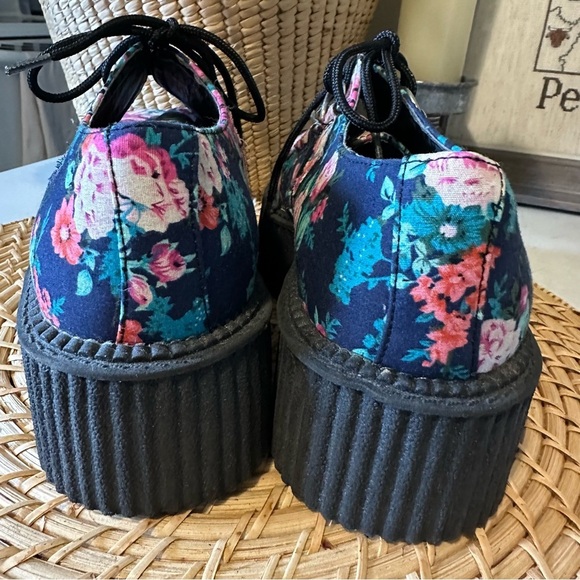 Tuk Mondo Floral Creeper Lace Up Womens 7 - Picture 7 of 11